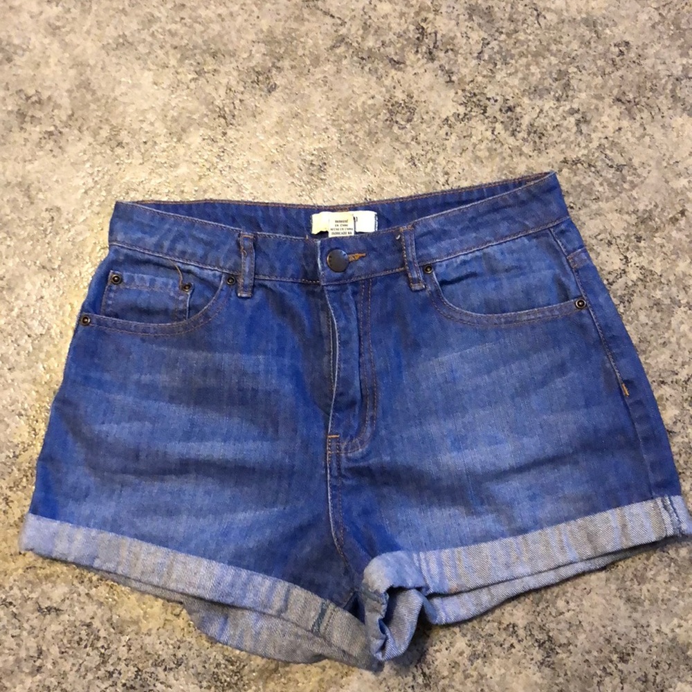 denim shorts
